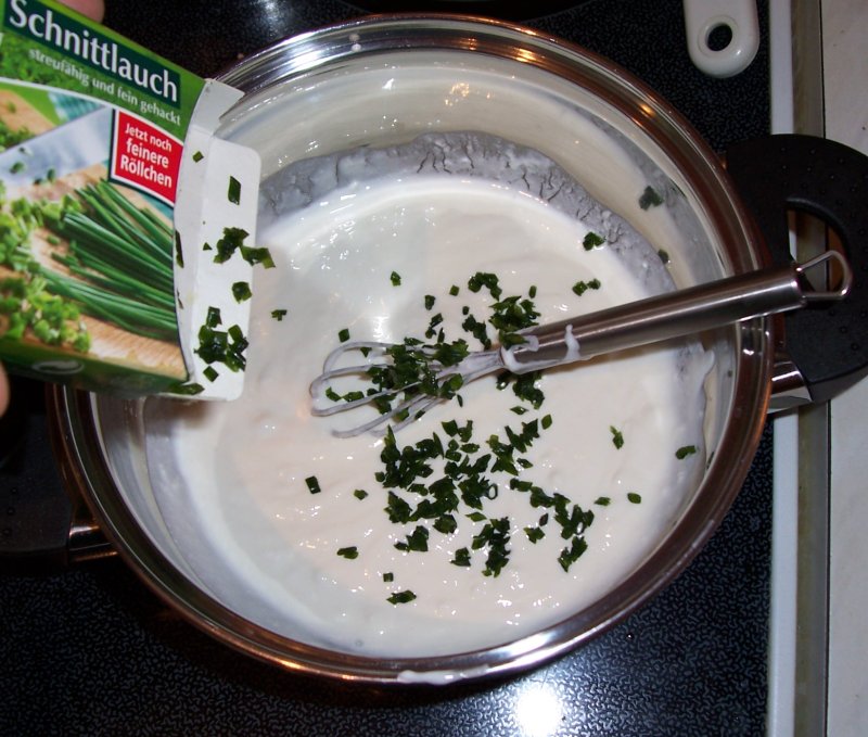add the chives