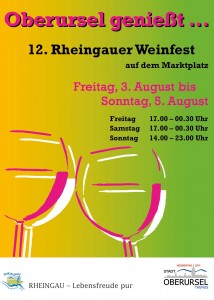 Oberursel Weinfest 2012 poster