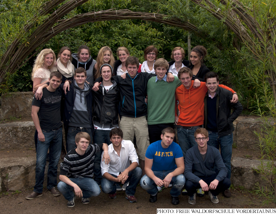 A-Level students from the Waldorf school in Oberursel 2012