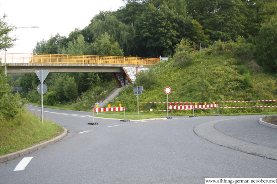 The Kanonenstrasse at the Hohemark roundabout on Wednesday 18th July 2012