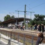 23 042 entering the station