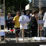 Water-powered vehicles at the Rathausplatz