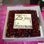 A cake from the Verein für Geschichte und Heimatkunde Oberursel