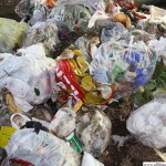 Some rubbish waiting to be sorted