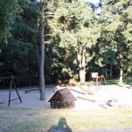 The playground next to the paddling pool