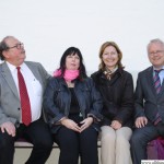 Dr. Karl-F. Rittershofer, Renate Messer, Marion Unger and Hans-Georg Brum on the bench