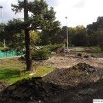 The building site at Oberursel's swimming pool 09.10.2012