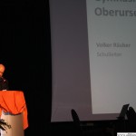 Volker Räuber at the opening of the Grammar School extension