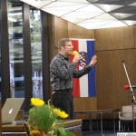 Dr. Fabian Vogt singing a song from the Ursella musical