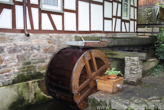 The water wheel at the Schuckardtsmühle