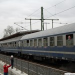 Historic carriages in Oberursel station