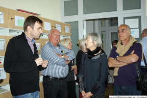 Clemens Steden answering questions during the tour