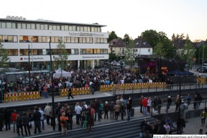 Roy Hammer und die Pralinées - seen from the top of the station building