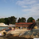 Inside the swimming pool building site, 28th May 2013