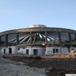The shell of the old indoor swimming pool building
