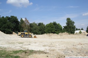 Here is where the old swimming pool once stood