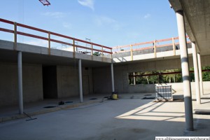 The sauna area on the roof