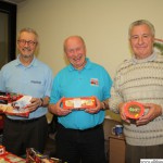 Visitors from Rushmoor: Frank Rust, Bill Barron and Brian Fagg