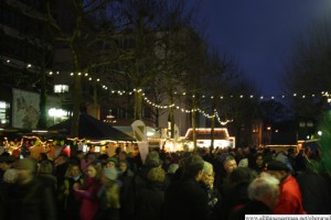 The Rathausplatz on Saturday evening