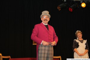 Baron von Trutz-Zellin (Beppo Bachfischer) and cook Martha (Barbara Semeras)
