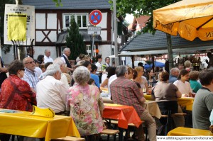 The market square on Friday evening