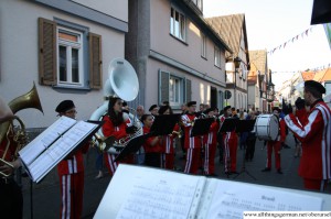 Frohsinn's Brass Band in the Eppsteiner Strasse