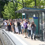 Entering Oberursel's station
