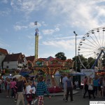 The fun fair on the Bleiche