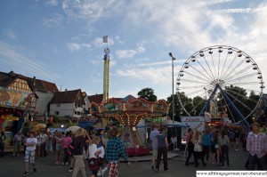The fun fair on the Bleiche