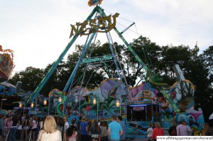 The fun fair on the Bleiche