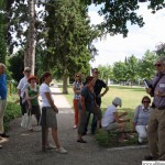 Dietrich Andernacht at the Peace Oak