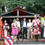 The opening ceremony with Mayor Hans-Georg Brum and Fountain Queen Carolyn II.