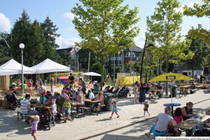 The party at the station on Saturday afternoon