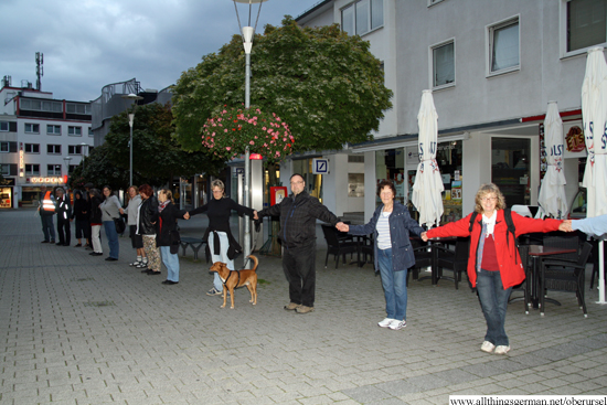 Part of the chain in the Kumeliusstrasse