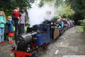 The last train entering the station for the last time