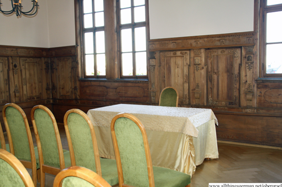 The Ratsherrensaal inside Oberursel's historic town hall