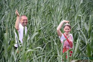 Christina II. and Jürgen in the maze