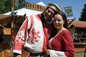 Annabel Ernst with the Master of Ceremonies