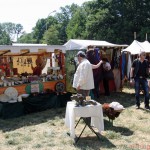 Market stalls at the Feyerey