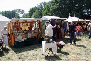 Market stalls at the Feyerey