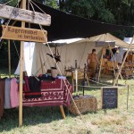 Market stalls at the Feyerey