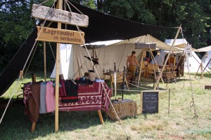Market stalls at the Feyerey