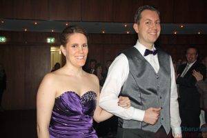 Nadine and Christian make their entrance