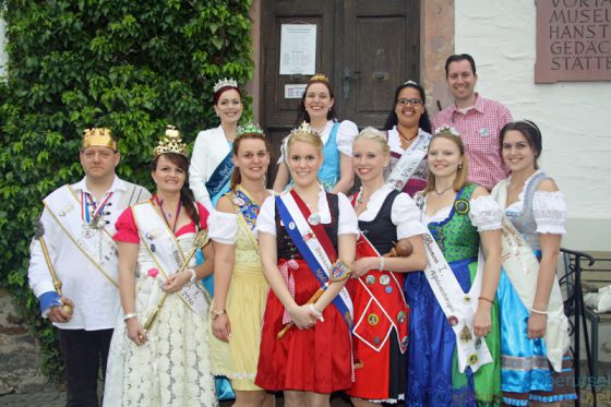 Visiting Royalty at the Brunnenfest 2016
