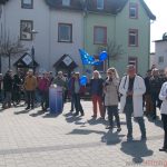 Crowds at the Epinay-Platz in Oberursel on Saturday, 25th March, 2017