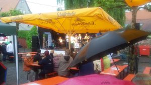 The church service at the Brunnenfest on Friday, 9th June, 2017