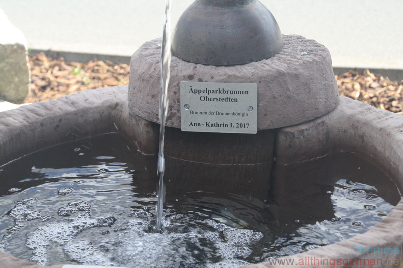 The Äppelparkbrunnen in Oberstedten on Saturday, 10th June, 2017