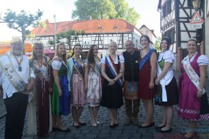 Visiting Royalty at the Brunnenfest on Friday, 9th June, 2017