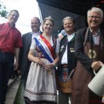 The beer is tapped by Mayor Hans-Georg Brum on Friday, 25th May, 2018