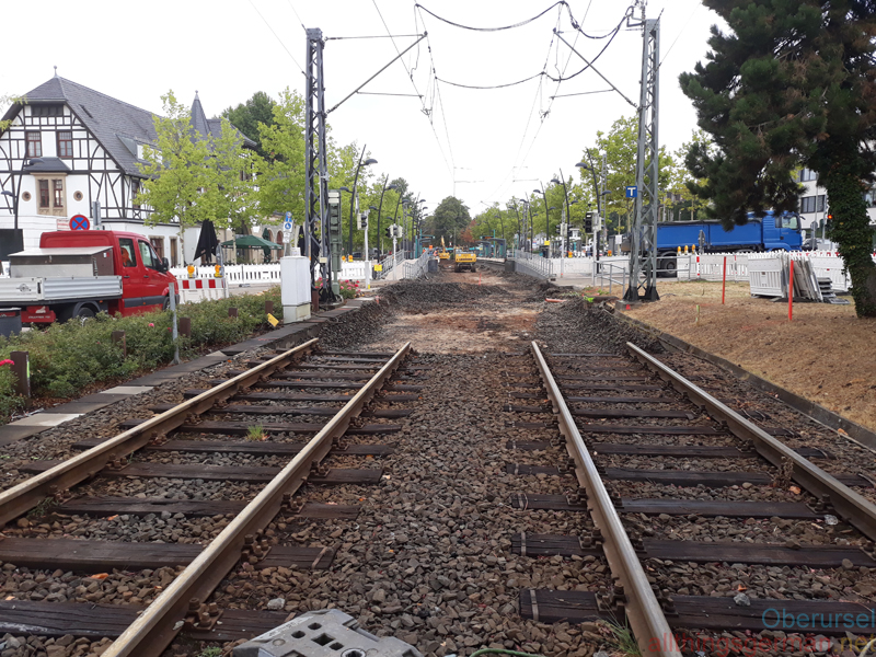 Looking towards the station